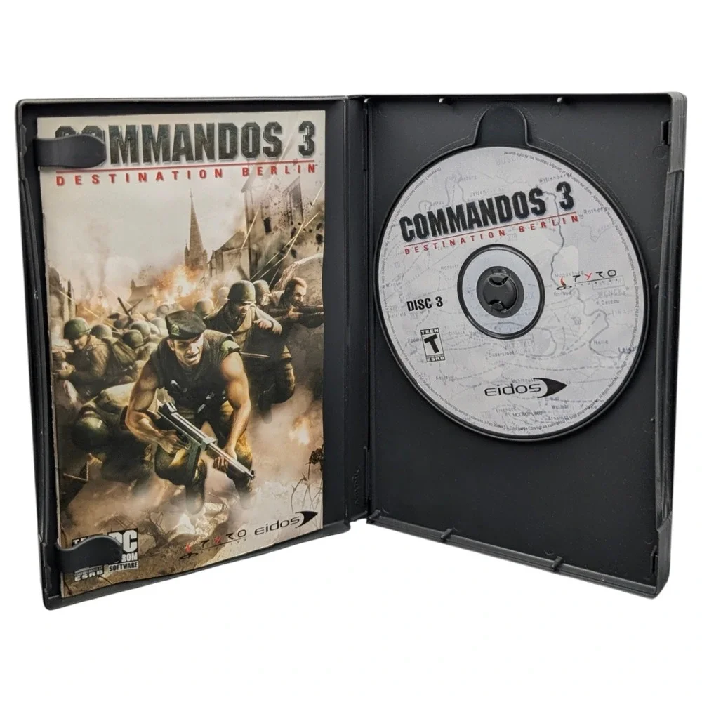 Commandos 3 Destination Berlin & Sniper Art of‎ Victory PC Games - Complete